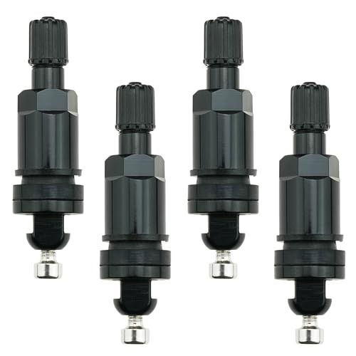 4x RDKS-21 Ventil Satz TPMS Ersatzventil Reifendrucksensor für TESLA 3 S X Y (schwarz) von Stix