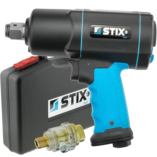 Stix STT-22 Druckluft-Schlagschrauber 2200Nm 3/4" Pneumatisch Schrauber mit Koffer von Stix