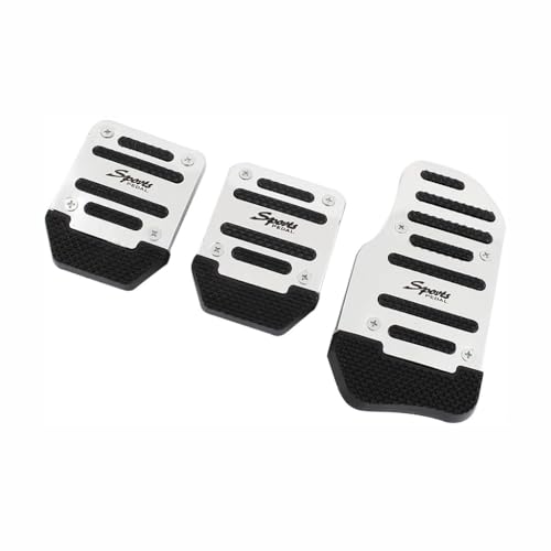 STLYBAZ Auto-Anti-Rutsch-Fußpedal für Opel Corsa F Corsa-e MJ22 Corsa Edition 2019-2025, Pedal Set Kraftstoff-Beschleuniger-Bremspedal-Pads-Kit Pedale-Abdeckung ZubehöR,A-Manual von STLYBAZ