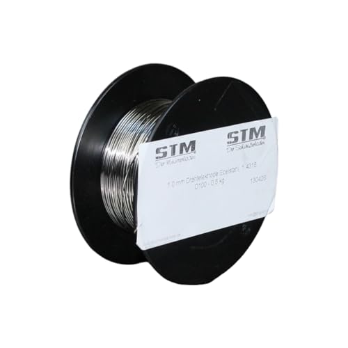 STM Der Meisterladen Edelstahl Schweißdraht VA V2A 308L 1.4316 1,0mm INOX D100 0.5kg… von STM Der Meisterladen