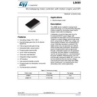 STMicroelectronics L6480H SMD STMicroelectronics L6480H SMD von STMICROELECTRONICS
