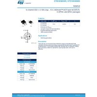 STMicroelectronics STB18N65M5 MOSFET 1 N-Kanal 110W D2PAK von STMICROELECTRONICS