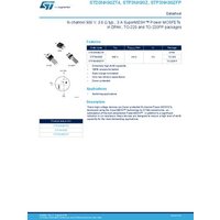 STMicroelectronics STP3NK90ZFP MOSFET 1 N-Kanal 25W TO-220FP von STMICROELECTRONICS