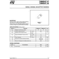 STMicroelectronics Schottky-Diode TMMBAT48FILM Mini MELF Tape on Full reel STMicroelectronics Schottky-Diode TMMBAT48FILM Mini MELF Tape on Full reel von STMICROELECTRONICS