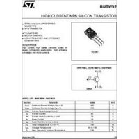 Transistor bjc npn 250V 60Amp 180W TO247-3 BUTW92 Transistor bjc npn 250V 60Amp 180W TO247-3 BUTW92 von STMICROELECTRONICS
