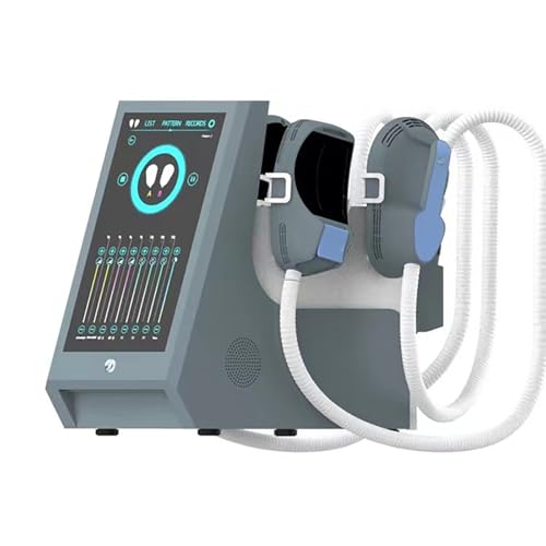 STMKB EMS-Körperformungsgerät, Magnetisches Schlankheitsgerät Mit 4 Griffen Und LCD-Display, 200 Hz Ausgangsfrequenz Und 1 – 100% Einstellbare Energie, 50% Verstärkte Wirkung, Kein Rückprall von STMKB