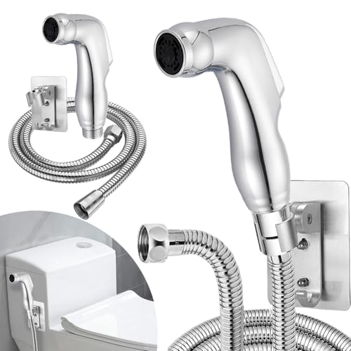 STOAT®bidet handbrause,Komplett mit Duschkopf, 1,5 Meter langem Brauseschlauch und klebrigem Duschkopfhalter.handbrause für waschbecken，waschbeckenbrause，bidet handbrause für toilette，bidet brause von STOAT