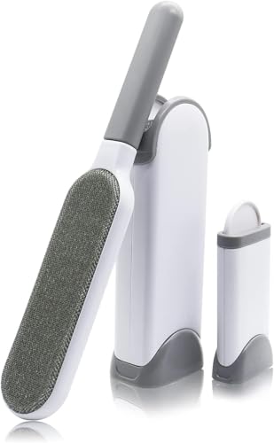 STOAT®fusselbürste Kleidung. Doppelseitige Fusselbürste Fusselbürsten-Set .Wiederverwendbarer Tierhaarentferner. Selbstreinigende Fusselbürste. Äußerst leicht zu reinigen von STOAT
