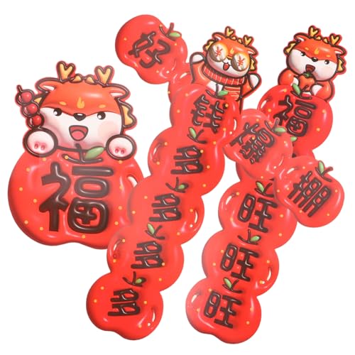 STOBAZA 1 Satz Dragon Year Door Couplets Chinese Year Decorations für Festlichkeiten Geeignet für Wände Fenster Türen und Bringt Festliche Zuhause STOBAZA 1 Satz Dragon Year Door Couplets Chinese Year Decorations für Festlichkeiten Geeignet für Wände Fenster Türen und Bringt Festliche Zuhause von STOBAZA