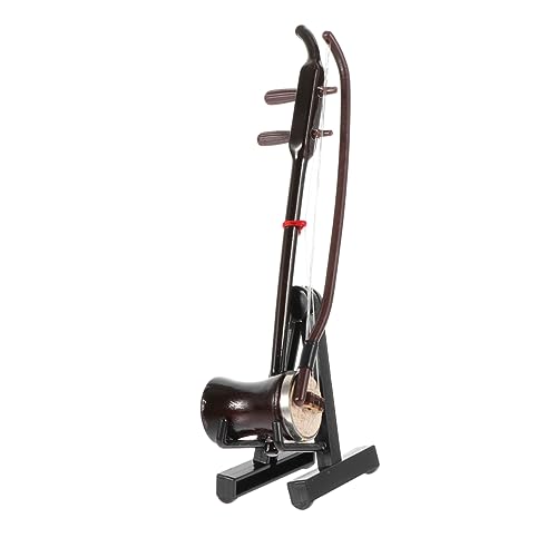 STOBAZA 1satz Mini Erhu Dekorative Erhu Miniatur Für Schreibtisch Exquisites Handwerk Mit Glatter Oberfläche Für Bühnenaufführungen Fotodekoration von STOBAZA