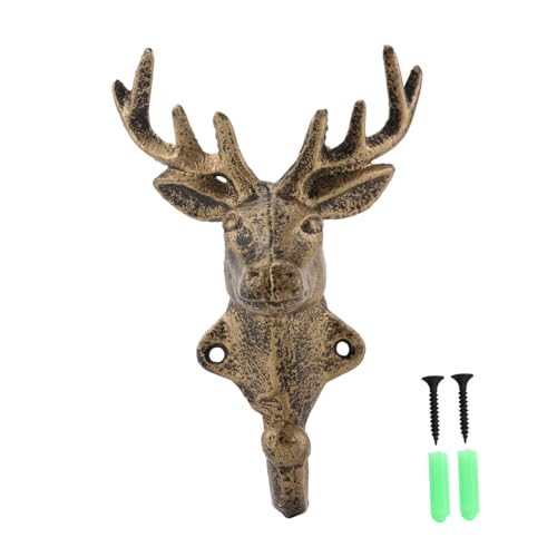 STOBAZA 1 Satz Vintage Hirschgeweih Wandhaken Rustikale Dekoration Aus Robustem Metall Für Kleidung Und Accessoires Nostalgischer Landhausstil Als Und Wanddeko 2 Stück STOBAZA 1 Satz Vintage Hirschgeweih Wandhaken Rustikale Dekoration Aus Robustem Metall Für Kleidung Und Accessoires Nostalgischer Landhausstil Als Und Wanddeko 2 Stück von STOBAZA