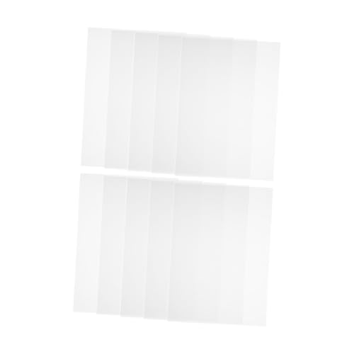 STOBAZA 10 Stck. Teiliges Transparente Flammhemmende Kunststoffplatten Dünn Hochtransparent für DIY Bastelprojekte Bilderrahmen und Ausstellungen Stabile Verzugsfreie Kunststofffolie von STOBAZA