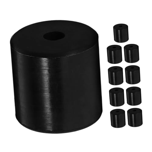 STOBAZA 10 Stück Stabile Gummi Leveling Mounts Höhe Hitzebeständig für Drucker Heatbed Leveling Säulen Vibrationsdämpfend Präzise Druckbettjustierung Innendurchmesser von STOBAZA