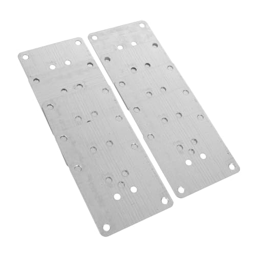 STOBAZA 10 Stück Teiliges Eisen Montagesplatten Stark Möbelbein Befestigungsplatten für Sofa Holzbeine Möbelbeine Möbelreparatur Zubehör mit Vorgebohrten Löchern von STOBAZA