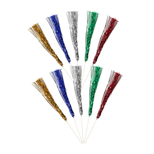 STOBAZA 10 Stück Teiliges LED Light Up Wedding Wands Europäische aus Robustem Kunststoff für Hochzeiten Geburtstagsfeiern und Bühnenauftritte Einfach zu Aktivieren Langlebig von STOBAZA