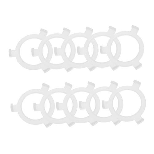 STOBAZA 10 Stück Teiliges Lampenschirm reduzierring Adapter aus Kunststoff und Eisen Robust und Installieren Kompatibel mit Decken Steh Wandleuchten für Vielseitige Innenbeleuchtung von STOBAZA