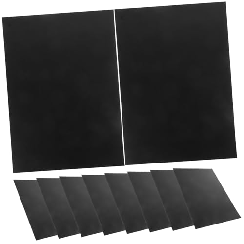 STOBAZA 10 Stück Teiliges Mattierte PP Kunststoffplatten Dicke Feuerhemmende Bruchsichere Hartschaumplatten für DIY Projekte Bilderrahmen Heimwerker Leichte Kratzfeste Schutzfolien von STOBAZA