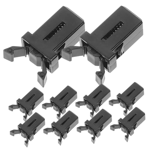 STOBAZA 10 Stück Teiliges Mülltonnenverschluss Kunststoff Schnappverschluss Ersatzteil Passend für Abfallbehälter mit Glatter Oberfläche Kratzfest und Langlebig STOBAZA 10 Stück Teiliges Mülltonnenverschluss Kunststoff Schnappverschluss Ersatzteil Passend für Abfallbehälter mit Glatter Oberfläche Kratzfest und Langlebig von STOBAZA