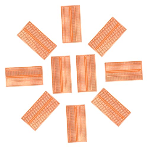 STOBAZA 10 Stück Teiliges Pcb Leiterplatten Mehrzweck Lochrasterplatinen für Löten Elektronikprojekte DIY Experimente Kompakt Langlebig für Profi und Hobby von STOBAZA