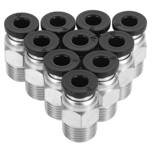 STOBAZA 10 Stück Teiliges Pneumatik Steckverbinder für Drucker Bowden Ptfe Schlauch Hitzebeständig Präzise Passform Kompatibel mit Ed Ender Extruder Zubehör STOBAZA 10 Stück Teiliges Pneumatik Steckverbinder für Drucker Bowden Ptfe Schlauch Hitzebeständig Präzise Passform Kompatibel mit Ed Ender Extruder Zubehör von STOBAZA