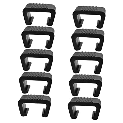 STOBAZA 10 Stück Teiliges Rattan möbel Clips für Gartenmöbel Stabile Patio Furniture Connectors Wicker Sofa Befestigungen Praktisches Design für Outdoor Couch und Lounge Einfach zu von STOBAZA