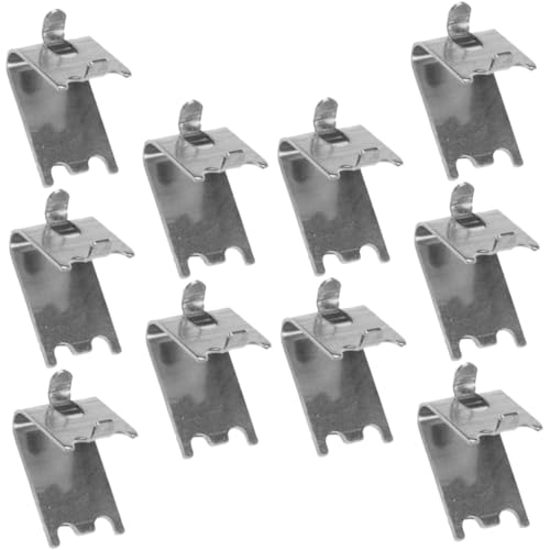 STOBAZA 10 Stück Teiliges Regalhalter Clips Dicke Kühlschrank Einlegeboden Stützklammern für Gefrierschränke und Kühlboxen Robuste Halter für Sichere Aufbewahrung und Einfache Montage STOBAZA 10 Stück Teiliges Regalhalter Clips Dicke Kühlschrank Einlegeboden Stützklammern für Gefrierschränke und Kühlboxen Robuste Halter für Sichere Aufbewahrung und Einfache Montage von STOBAZA