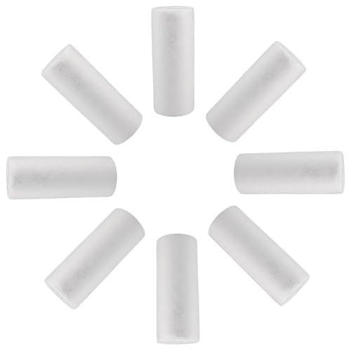 STOBAZA 10 Stück Teiliges Schaumstoff Zylinder Weiß Polystyrol Bastelzylinder für DIY Weihnachtsdekorationen Vielseitig Einsetzbar für Kränze Tischdeko und Kreative Modellierung STOBAZA 10 Stück Teiliges Schaumstoff Zylinder Weiß Polystyrol Bastelzylinder für DIY Weihnachtsdekorationen Vielseitig Einsetzbar für Kränze Tischdeko und Kreative Modellierung von STOBAZA