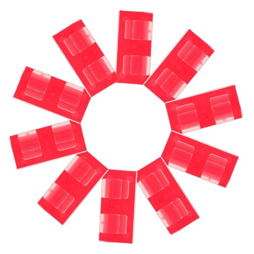 STOBAZA 10 Stück Teiliges Selbstklebende Kabelclips für Außenbereich Doppelte Halter für Stabile Befestigung von Lichterketten Transparent Installieren Geeignet für Weihnachtsbeleuchtung STOBAZA 10 Stück Teiliges Selbstklebende Kabelclips für Außenbereich Doppelte Halter für Stabile Befestigung von Lichterketten Transparent Installieren Geeignet für Weihnachtsbeleuchtung von STOBAZA