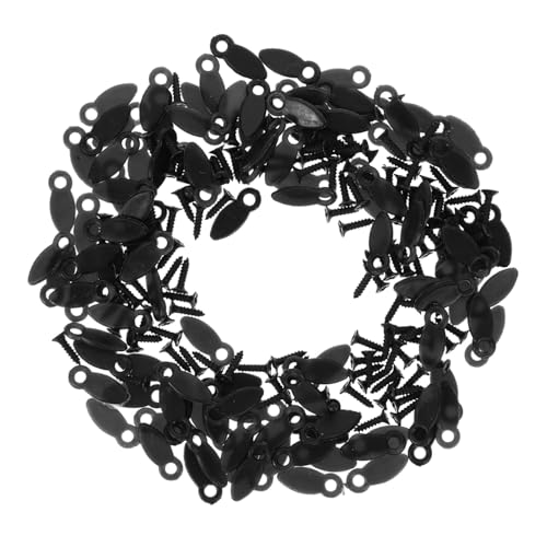 STOBAZA 100 Stück Bilderrahmen Rückwand Clips aus Robustem Kunststoff Flache Halteknöpfe für Stabile Befestigung von Bilderrahmen Rückwänden Vielseitig Einsetzbar für Dekoration und von STOBAZA