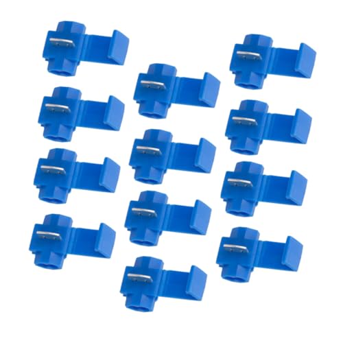 STOBAZA 100 Stück Förmige Quick Splice Steckverbinder für Kabel Awg Lötfreie Schnellverbindung Isolierte Drahtklemmen Widerstandsfähig gegen Überlast für Haus und Industrie STOBAZA 100 Stück Förmige Quick Splice Steckverbinder für Kabel Awg Lötfreie Schnellverbindung Isolierte Drahtklemmen Widerstandsfähig gegen Überlast für Haus und Industrie von STOBAZA
