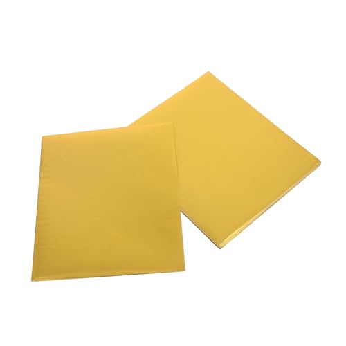 STOBAZA 100 Stück Quadratische Aluminiumfolie Schokoladen Verpackungspapier Lebensmittelecht Stabile Süßigkeiten Verpackung für Frischeerhalt und Schutz in Einzelhandel und Geschenkshops STOBAZA 100 Stück Quadratische Aluminiumfolie Schokoladen Verpackungspapier Lebensmittelecht Stabile Süßigkeiten Verpackung für Frischeerhalt und Schutz in Einzelhandel und Geschenkshops von STOBAZA