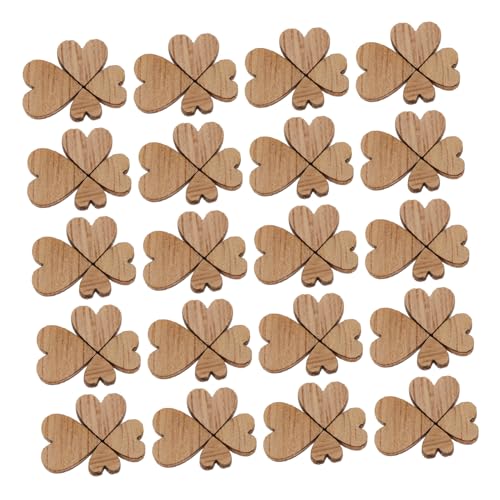 STOBAZA 100 Stück Teiliges Herzförmige Holzscheiben Vintage-holz Gemischt Romantische DIY Valentinstag Deko Wiederverwendbare Holzornamente für Hochzeit Basteln und Partydekoration von STOBAZA