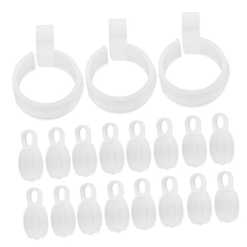 STOBAZA 100 Stück Windschutz Haken Clip-Aufhänger aus Kunststoff Kleiderbügel mit Clips zum Trocknen Befestigungsschnalle für Kleiderbügel Kleiderklammern Plastik Transparent STOBAZA 100 Stück Windschutz Haken Clip-Aufhänger aus Kunststoff Kleiderbügel mit Clips zum Trocknen Befestigungsschnalle für Kleiderbügel Kleiderklammern Plastik Transparent von STOBAZA