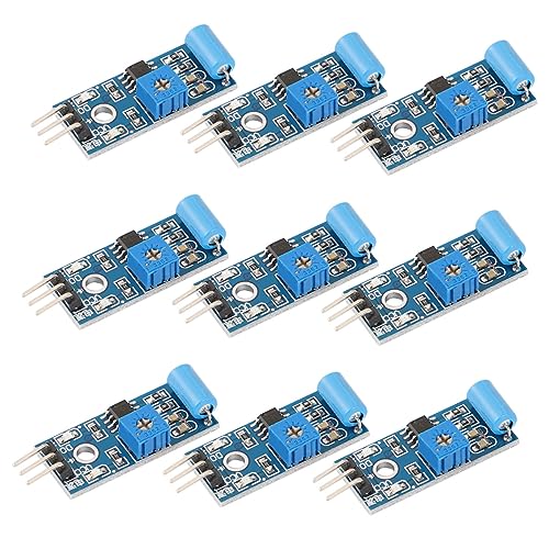 STOBAZA 10Stücke Vibrationssensormodul Alarmsensor Modul für Alarmanlagen Geeignet für Diebstahl und Erdbebenalarm Direkt Anschließbar an Mikrocontroller STOBAZA 10Stücke Vibrationssensormodul Alarmsensor Modul für Alarmanlagen Geeignet für Diebstahl und Erdbebenalarm Direkt Anschließbar an Mikrocontroller von STOBAZA