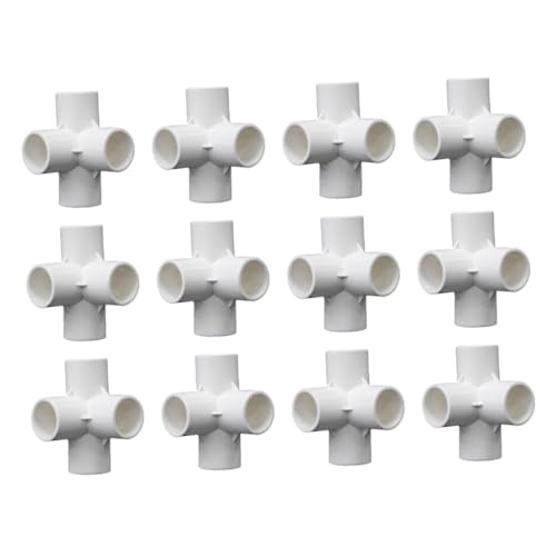 STOBAZA 12 Stück Teiliges PVC Rohrverbinder Winkel Fitting Leichte Steckverbinder mit Glatter Oberfläche Einfache Installation für Garten Zelt Wasserrohrverbindungen Robust und STOBAZA 12 Stück Teiliges PVC Rohrverbinder Winkel Fitting Leichte Steckverbinder mit Glatter Oberfläche Einfache Installation für Garten Zelt Wasserrohrverbindungen Robust und von STOBAZA