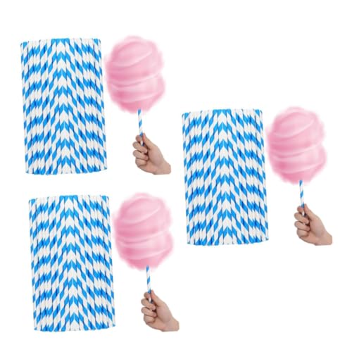 STOBAZA 150 Stck. Baumwollzuckerhalter Papierstäbe für Automatische Zuckerwatte-maschinen Gestreift Blau-weiß Vielseitig für Partys Hochzeiten und Kommerzielle Süßigkeitenherstellung STOBAZA 150 Stck. Baumwollzuckerhalter Papierstäbe für Automatische Zuckerwatte-maschinen Gestreift Blau-weiß Vielseitig für Partys Hochzeiten und Kommerzielle Süßigkeitenherstellung von STOBAZA