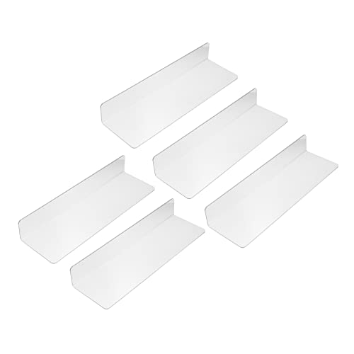 STOBAZA 15Stücke Kunststoff Regalteiler Teilig Flexible Trennwände für Supermärkte Transparent Wiederverwendbar zur Sortierung Geschäften und von STOBAZA