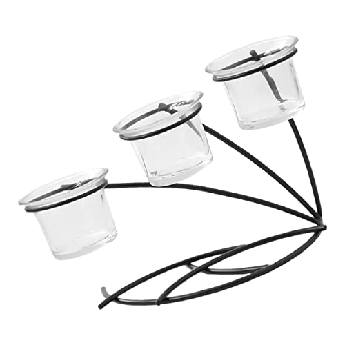 STOBAZA Elegante Wohnkultur Kerzenhalter Kerzenhalter für Kerzenleuchter Abendessen Tisch von STOBAZA