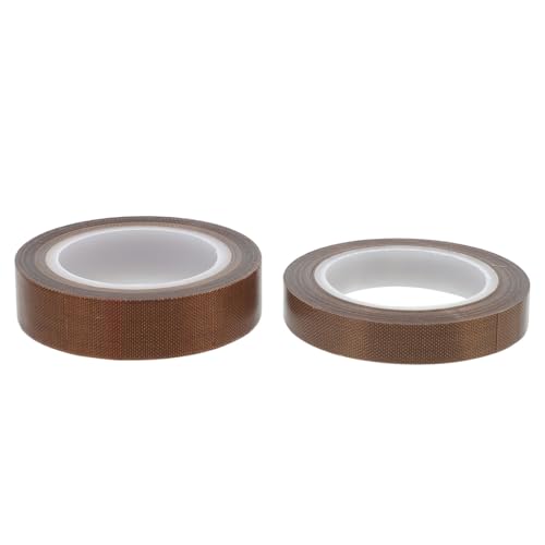 STOBAZA 2 Rollen Ptfe Klebeband Hochtemperaturbeständig Dicke Dichtband für Vakuumiermaschine Isolierband Verschleißfest und Haftstark für Professionelles Abdichten STOBAZA 2 Rollen Ptfe Klebeband Hochtemperaturbeständig Dicke Dichtband für Vakuumiermaschine Isolierband Verschleißfest und Haftstark für Professionelles Abdichten von STOBAZA