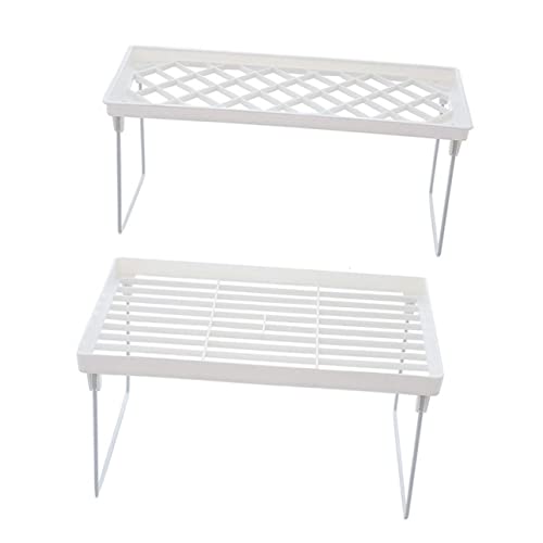 STOBAZA 2 STÜCK Teiliges Desktop Aufbewahrungsregal Weiß Höhenverstellbares Faltbares Stationery Sundries Storage Rack Multifunktionales Organizer Regal für Schreibtisch Platzsparend und STOBAZA 2 STÜCK Teiliges Desktop Aufbewahrungsregal Weiß Höhenverstellbares Faltbares Stationery Sundries Storage Rack Multifunktionales Organizer Regal für Schreibtisch Platzsparend und von STOBAZA