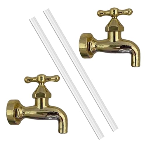 STOBAZA 2 Sätze Garten deko Unsichtbarer Wasserhahn Schwimmender Fontänen auslauf aus Robustem Kunststoff Wind Regenfest Dekorativer Gartenwasserfall für Terrasse von STOBAZA