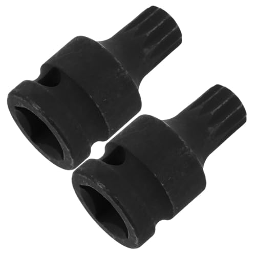 STOBAZA 2 Stück Bremsspaltpumpe Demontage Treibersteckdose -spline-bit-stecknuss Stecknüsse Mit Vierkantantrieb Dreifach- -steckdose Bremssattel Buchse Schwarz Stahl STOBAZA 2 Stück Bremsspaltpumpe Demontage Treibersteckdose -spline-bit-stecknuss Stecknüsse Mit Vierkantantrieb Dreifach- -steckdose Bremssattel Buchse Schwarz Stahl von STOBAZA