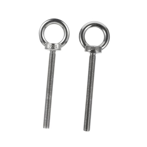 STOBAZA 2 Stück Edelstahl Ringschrauben Langlebige Hochfeste Augbolzen mit Gewinde für Tragen und Befestigung Einfache Montage ohne Zusatzwerkzeug Vielseitig für Geeignet STOBAZA 2 Stück Edelstahl Ringschrauben Langlebige Hochfeste Augbolzen mit Gewinde für Tragen und Befestigung Einfache Montage ohne Zusatzwerkzeug Vielseitig für Geeignet von STOBAZA