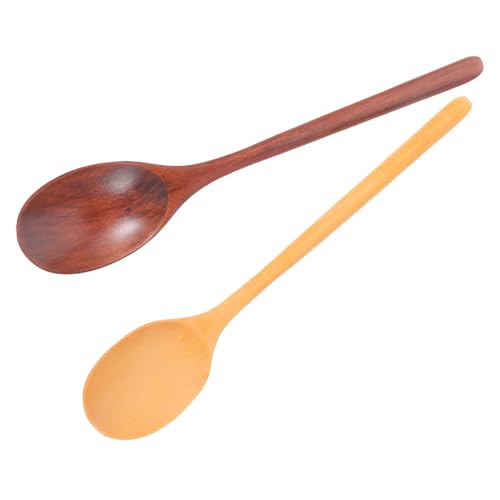 STOBAZA 2 Stück Holzlöffel mit Langem Griff Vielseitiger Koch Servierlöffel aus Holz zum Rühren von Salaten Desserts und Kaffee Ergonomisch Leicht zu Reinigen für Haushalt und Gastronomie STOBAZA 2 Stück Holzlöffel mit Langem Griff Vielseitiger Koch Servierlöffel aus Holz zum Rühren von Salaten Desserts und Kaffee Ergonomisch Leicht zu Reinigen für Haushalt und Gastronomie von STOBAZA