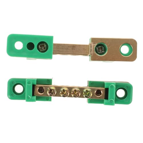 STOBAZA 2 Stück Kupfer Erdungsschiene mit Anschlusspositionen Elektrische Sammelschiene für Verteilerkasten Langlebige Kupferbusbar mit Hoher Leitfähigkeit Geeignet für Elektroanlagen und STOBAZA 2 Stück Kupfer Erdungsschiene mit Anschlusspositionen Elektrische Sammelschiene für Verteilerkasten Langlebige Kupferbusbar mit Hoher Leitfähigkeit Geeignet für Elektroanlagen und von STOBAZA