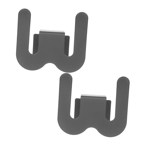 STOBAZA 2 Stück Pantoffelhalter Im Badezimmer Hausschuhe Hanger Haken Für Badezimmer Schuhaufhänger An Der Wand Schuhtrockner Slipper-Organizer Schuhehänger Dunkelgrau Weltraum Aluminium STOBAZA 2 Stück Pantoffelhalter Im Badezimmer Hausschuhe Hanger Haken Für Badezimmer Schuhaufhänger An Der Wand Schuhtrockner Slipper-Organizer Schuhehänger Dunkelgrau Weltraum Aluminium von STOBAZA