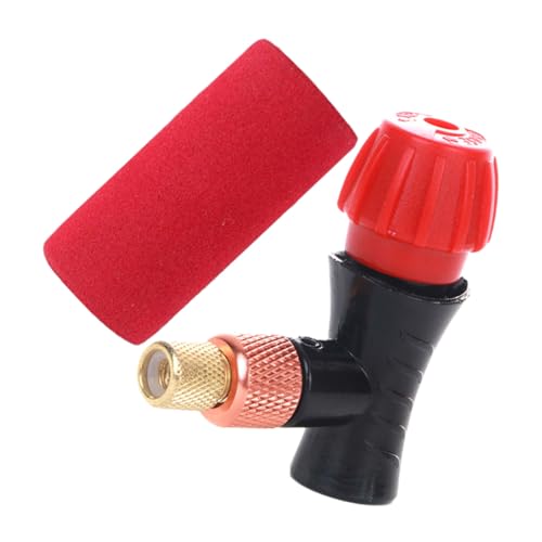 STOBAZA 2 Stück Reifenventilaufsatz Gewinde aus Robustem Kompatibel für Auto Fahrrad Motorrad Einfacher Anschluss an Luftkompressor Pumpe Vielseitiger Adapter mit Roter STOBAZA 2 Stück Reifenventilaufsatz Gewinde aus Robustem Kompatibel für Auto Fahrrad Motorrad Einfacher Anschluss an Luftkompressor Pumpe Vielseitiger Adapter mit Roter von STOBAZA
