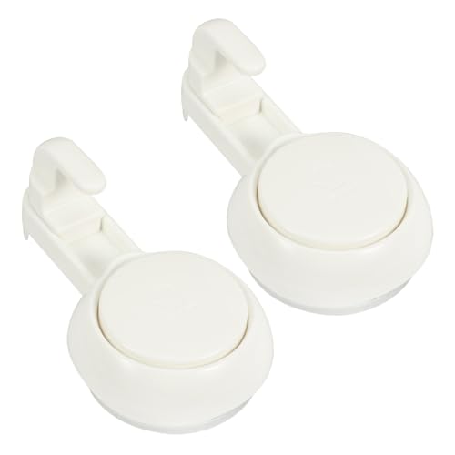STOBAZA 2 Stück Saugnapf Wandhaken Badezimmer ohne Bohren Halt Glas Keramik Spiegel Vielseitig Verwendbar als Handtuchhalter Minimalistisches Design Rückstandsfrei Entfernbar von STOBAZA