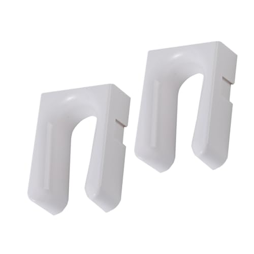 STOBAZA 2 Stück Schuhregal ohne Bohren Wandmontage Platzsparender Stiefelhalter für Lange und Kurze Boots Vielseitiger Organizer für Flur und Schuhschrank Weiß von STOBAZA