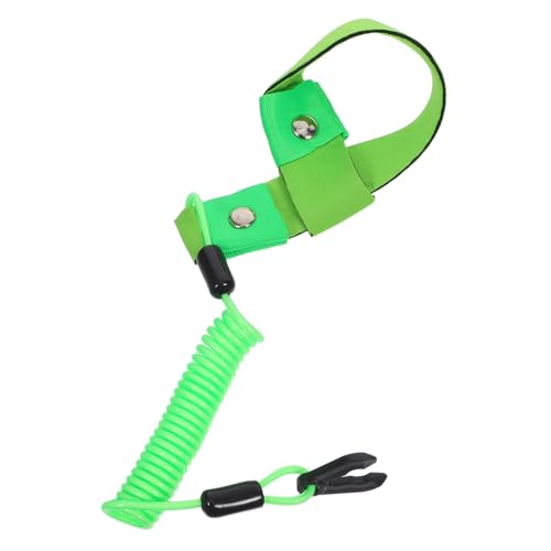 STOBAZA 2 Stück Sicherheitsschnur Für Motorboote Jetboot Zubehör Ersatz Notfallschnur Marine Außenborder Lanyard Verstellbare Boots Handschlaufe Bootszubehör Marine Hellgrün von STOBAZA
